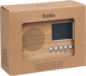 Budzik z radiem i termometrem, na baterie 2