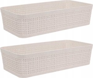 Storage Solutions Plastikowe koszyki do organizacji, 25 x 13,5 x 6 cm, 2 szt. 2