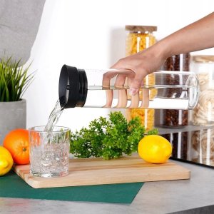 PITCHER BOROSILICATE GLASS 1L 6