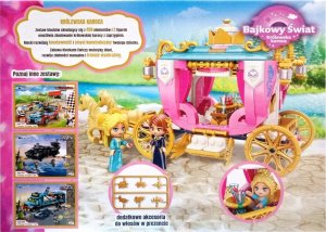 Klocki Elefun Bajkowy świat 2614 Królewska karoca 4