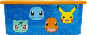 Pojemnik na zabawki Pudełko do przechowywania z przykrywką POKEMON 13 L 3