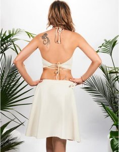 Yeye Strój na saunę dla saunamistrzyni w 100% bawełna EL 8