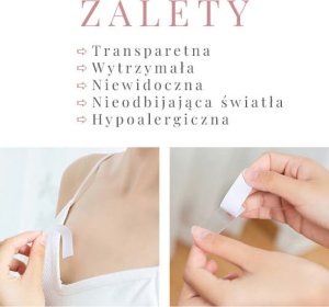 Taśma dwustronna, przeźroczysta do ciała i ubrań YEYE 4