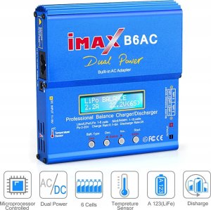 ML Ładowarka balansująca iMAX B6 80W E6168 7