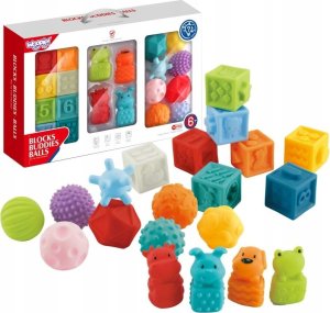 ML WOOPIE BABY Sensory Puzzles Squeeze Puzzle Sound Learning to Count 20 el. 1