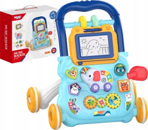 ML WOOPIE BABY Interaktywny Chodzik Pchacz Muzyczny + Znikopis 1