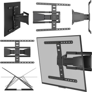 ML Uniwersalny uchwyt naścienny Kruger&Matz Ultra Slim 43"-90" regulacja w pionie i w poziomie 11