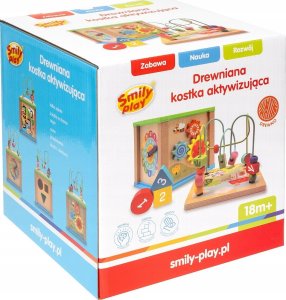 ML Smily Play Drewniana kostka aktywizująca 6