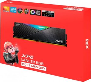 ADATA DDR5 - 48GB - 8000 - CL - 40 (2x 24 GB) Dual Kit, RAM (black, AX5U8000C4024G-DCLARBK, XPG Lancer RGB, INTEL XMP) 1