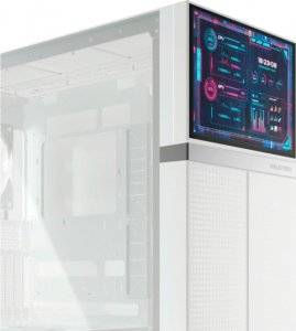 Valkyrie VK02 LCD, tower case (BIAŁY, tempered glass) 1
