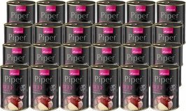 Mokra Karma dla psa Piper Animals z żołądkami wołowymi i burakiem zestaw 24 x 400 g 1