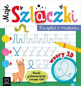 Moje szlaczki Książka z rowkami Wzory 3D 40775 1