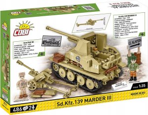 Klocki COBI 3131 Niszczyciel czołgów Sd.Kfz.139 Marder III 3