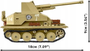 Klocki COBI 3131 Niszczyciel czołgów Sd.Kfz.139 Marder III 6