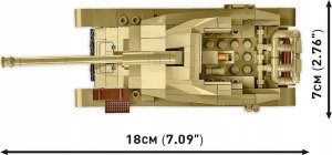 Klocki COBI 3131 Niszczyciel czołgów Sd.Kfz.139 Marder III 7