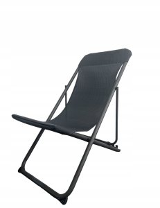 PLATINET CAMPING SUNBED 52X77X90 cm BLACK 46138 3