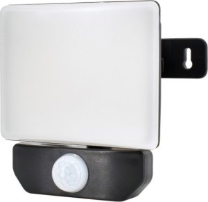 Naświetlacz Led Czarny Z Czujnikiem Ruchu 20W 1800Lm 4000K Ip65 C65-Lfx-020Bl-4K-Pir Bemko 1