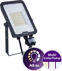 Naświetlacz Helios Naświetlacz Led 50W 3000K - 4000K - 6500K 6000Lm Z Czujnikiem Ip65 Philips Signify (Philips) 3
