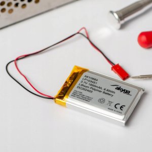 Akumulator Li-Po LP805080 Akyga AKY0580 3.7V / 4000mAh PCM złącze JST 2-Pin 150mm 3