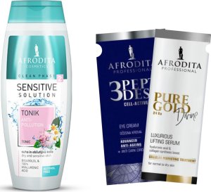 Afrodita Clean Phase Tonik Dla Suchej I Wrażliwej Skóry + 2 Próbki 1