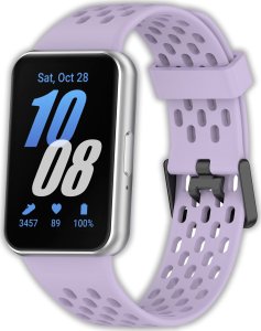 Opaska pasek perforowany Vanfone do Samsung Galaxy Fit 3 SM-R390, lawendowy 1
