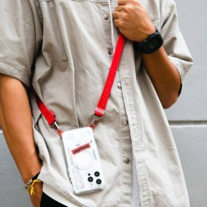 Skinarma Scout uniwersalna smycz do       telefonu czerwony/red 3