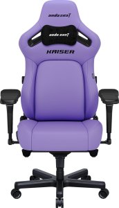 Fotel gamingowy Kaiser 4 L Anda Seat skórzany purpurowy 1