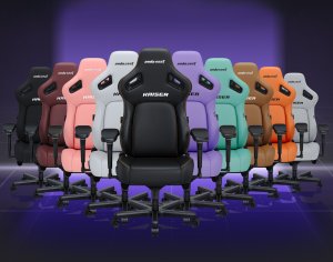 Fotel gamingowy Kaiser 4 L Anda Seat skórzany purpurowy 13