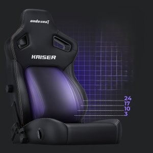 Fotel Anda Seat Fotel gamingowy Kaiser 4 L skórzany pomarańczowy 8