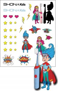 SHONA SZCZOTECZKA SONICZNA DLA DZIECI VISION BLUE 7