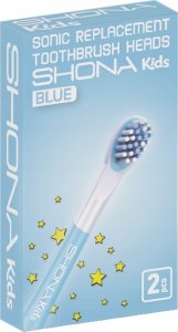 SHONA KOŃCÓWKI DO SZCZOTECZKI VISION KIDS BLUE 2