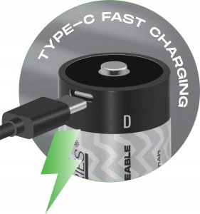 LIIBATTARIES AKUMULATORY LI-ON TYPU D 2szt 5