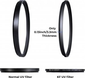 K&amp;F Filtr UV 58mm HD MC seria C powłoki SLIM 3