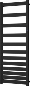 Grzejnik drabinkowy BELTI 500X896, 369W, podłączenie dolne, rozstaw=470mm, kolor: czarny mat (c31) 1