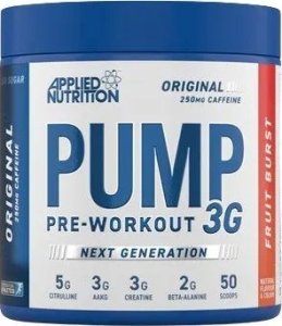 Applied Nutrition - Przedtreningówka, Pump 3G, Fruit Burst, Proszek 375g 1