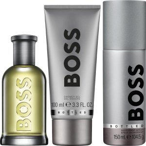 SET HUGO BOSS Bottled EDT spray 100ml + SHOWER GEL 100ml + DEO spray 100ml 4