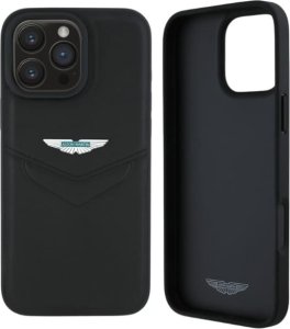 Etui Aston Martin HC Leather Victory      Design do iPhone 16 Pro czarny 11