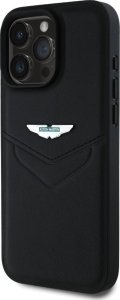 Etui Aston Martin HC Leather Victory      Design do iPhone 16 Pro czarny 2