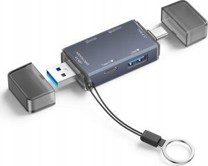 Czytnik kart pamiÄci USB USB-C 3.0 hub PRO 6w1 SD/MicroSD 2