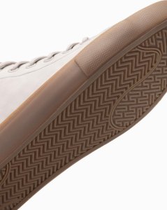 Męskie buty trampki za kostkę z gumową podeszwą  popielate V3 OM-FOTH-0187 45 6