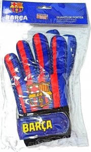 RĘKAWICE BRAMKARSKIE DLA DZIECI JUNIOR DZIECIĘCE ROZMIAR 3 BARCELONA 18cm 12