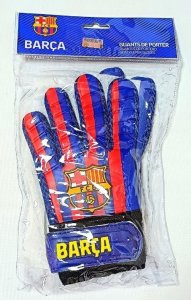 RĘKAWICE BRAMKARSKIE DLA DZIECI JUNIOR DZIECIĘCE ROZMIAR 3 BARCELONA 18cm 8
