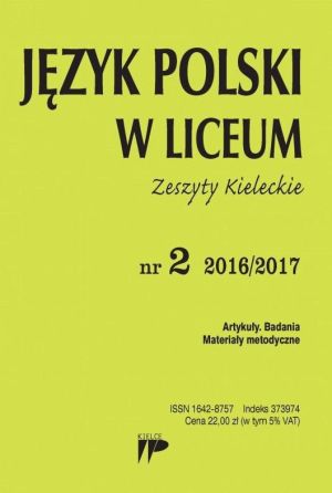 Język Polski w Liceum nr 2 2016/2017 1