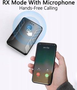 Urządzenie 2w1 odbiornik i nadajnik dźwięku Bluetooth 5.0 BT06 (czarny) 2