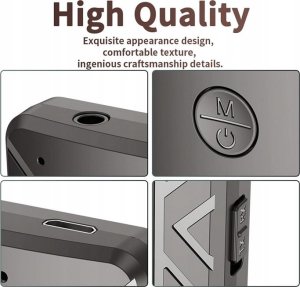 Urządzenie 2w1 odbiornik i nadajnik dźwięku Bluetooth 5.0 BT06 (czarny) 3