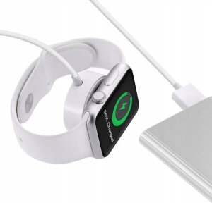 Green Cell Bezprzewodowa Ładowarka Indukcyjna MagSafe Premium do Apple Watch - 1m, Biała 3