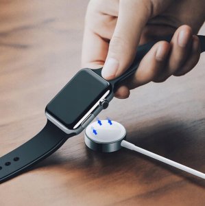 Green Cell Bezprzewodowa Ładowarka Indukcyjna MagSafe Premium do Apple Watch - 1m, Biała 4