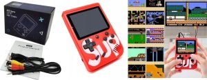 RETRO GAMEBOY PRZENOŚNA MINI KONSOLA RETRO GAMEBOY PEGASUS GAME BOX MARIO CONTRA 400 GIER (czerwona) 5