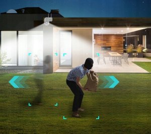 KAMERA ZEWNĘTRZNA OBROTOWA IP IOS ANDROID WIFI HD (biała) 4