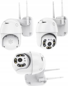 KAMERA ZEWNĘTRZNA OBROTOWA IP IOS ANDROID WIFI HD (biała) 10